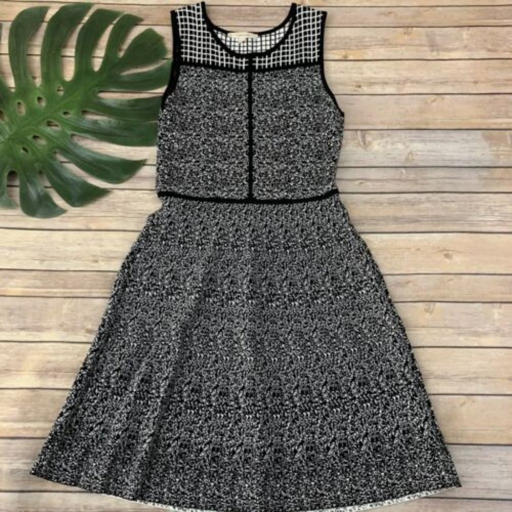 Black and white dress